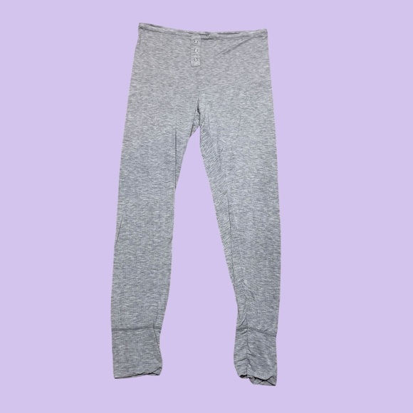 Women's Auden Ultra Thin Lounge Leggings Gray Medium - Picture 2 of 6